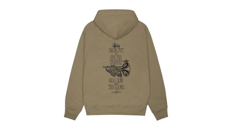 Stussy Swim Out Zip Hoodie Army