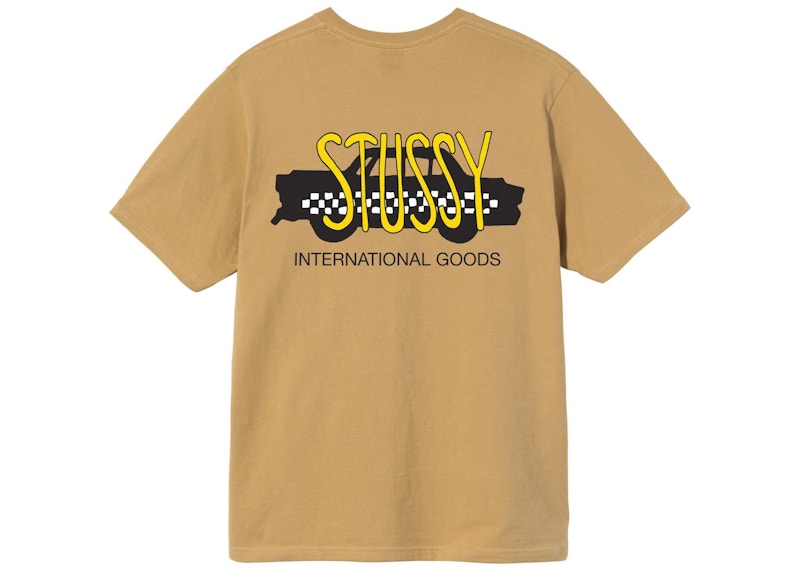Stussy Taxi Cab Tee Khaki