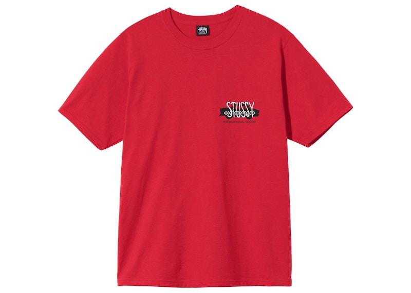Stussy Taxi Cab Tee Red