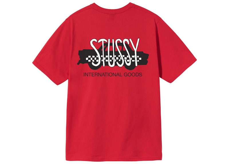 Stussy Taxi Cab Tee Red