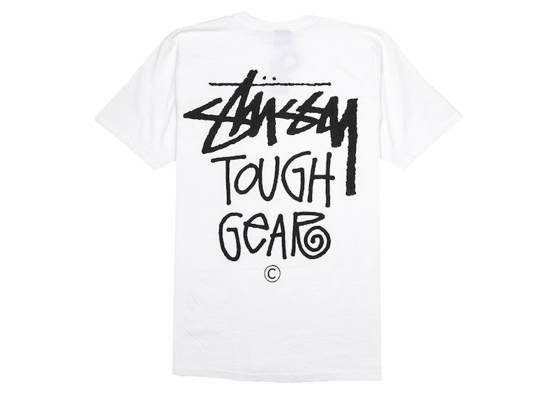 Stussy Tough Gear Tee White