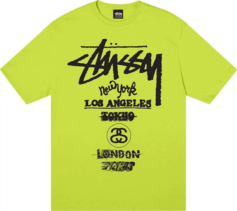 Stussy Tour T-shirt Keylime