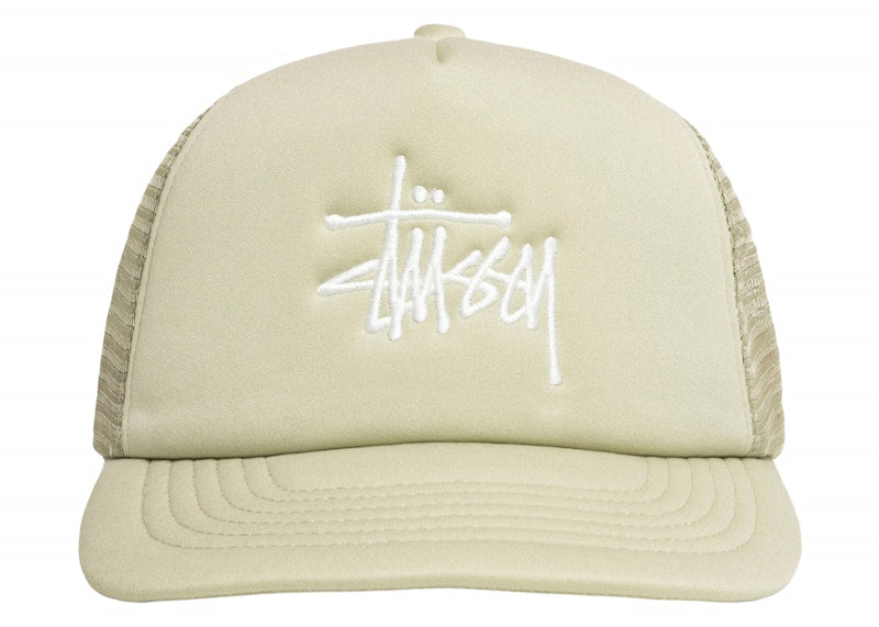 Stussy Trucker Big Basic Snapback Sand
