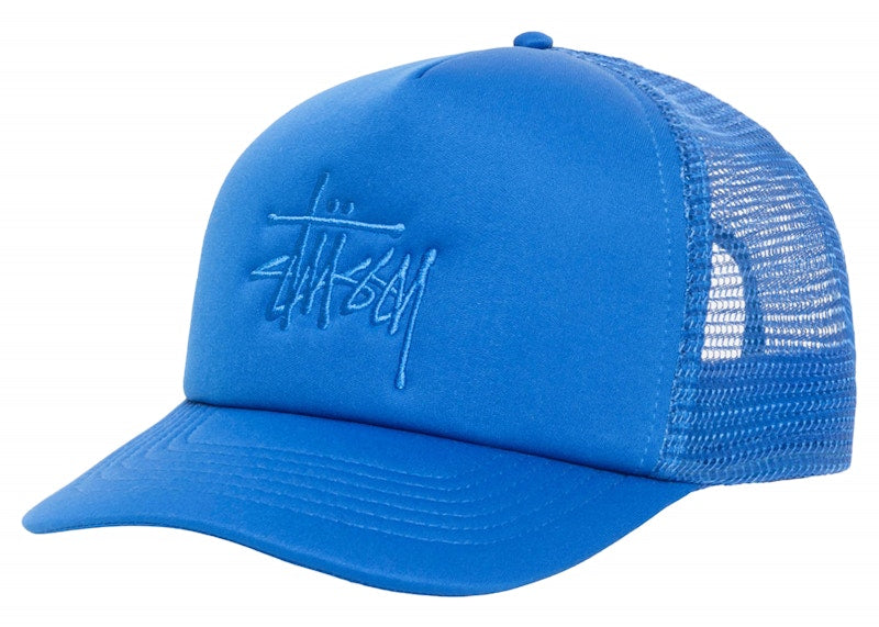 Stussy Trucker Big Basic Snapback Sport Blue