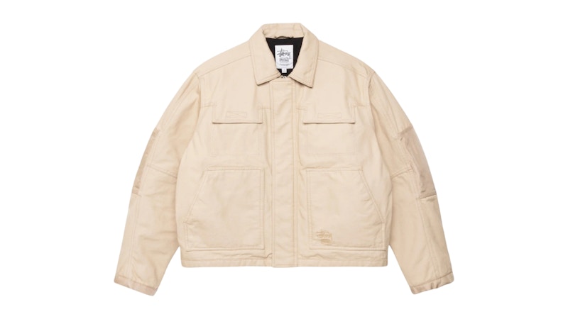 Stussy Utility Work Jacket Khaki