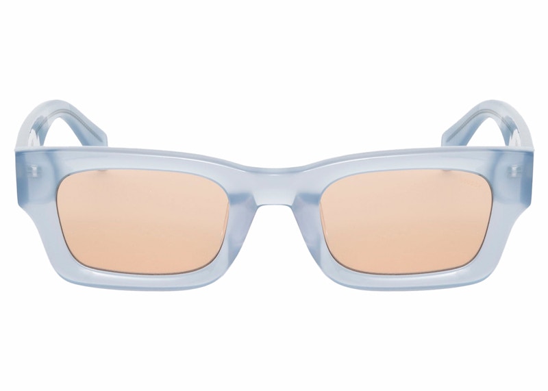 Stussy Vincent Sunglasses Slate Blue/Orange Lens