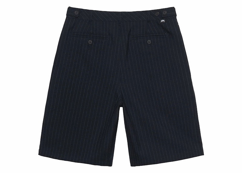 Stussy Volume Pleated Stripe Short Black