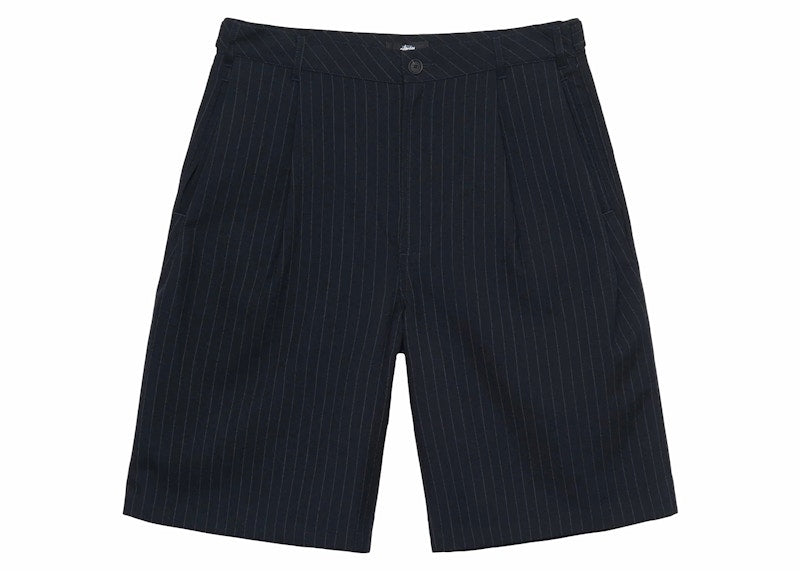 Stussy Volume Pleated Stripe Short Black
