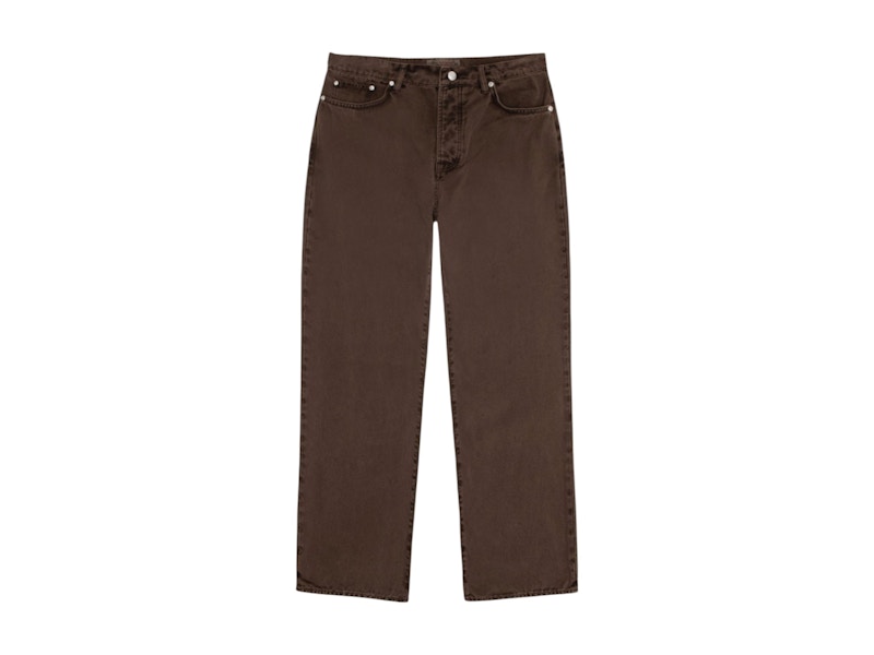 Stussy Washed Canvas Classic Jean Brown
