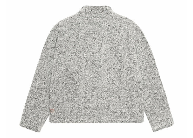 Stussy Wool Blend Sherpa Pullover Cloud