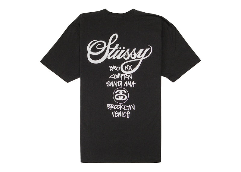 Stussy World Tour T-shirt Black