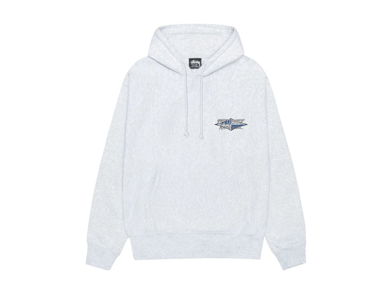 Stussy Worldwide Diamond Hoodie Ash Heather