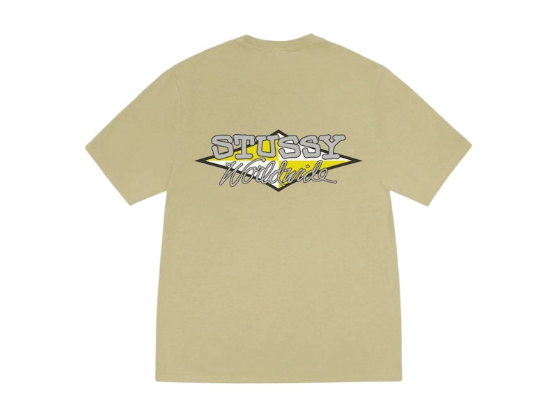 Stussy Worldwide Diamond Pigment Dyed Tee Elm