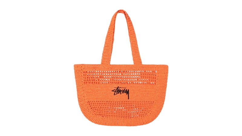 Stussy Woven Tote Bag Orange