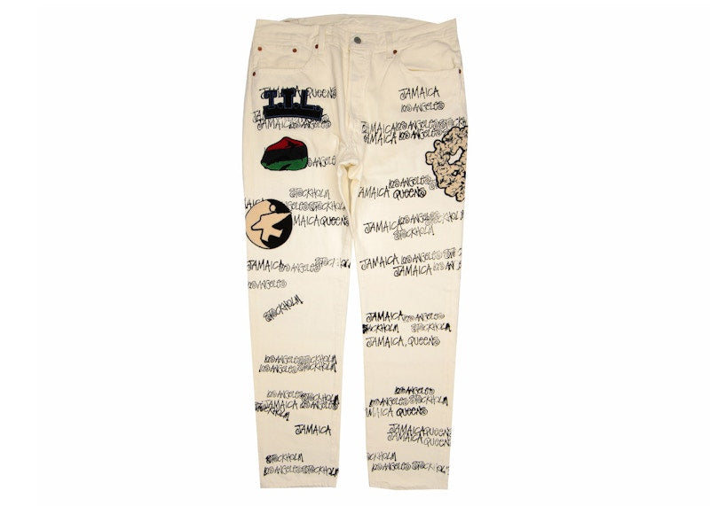 Stussy x Denim Tears x Our Legacy TTL 501 Jean White