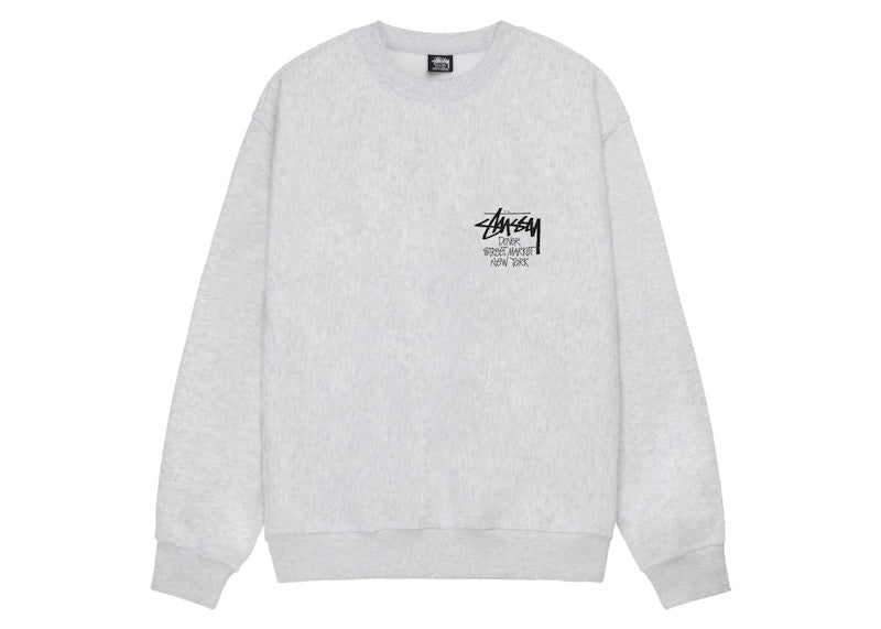 Stussy x Dover Street Market New York Crewneck Ash Grey