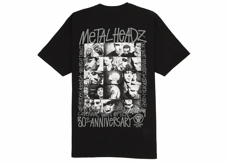 Stussy x Goldie Metalheadz 30 Tee Black