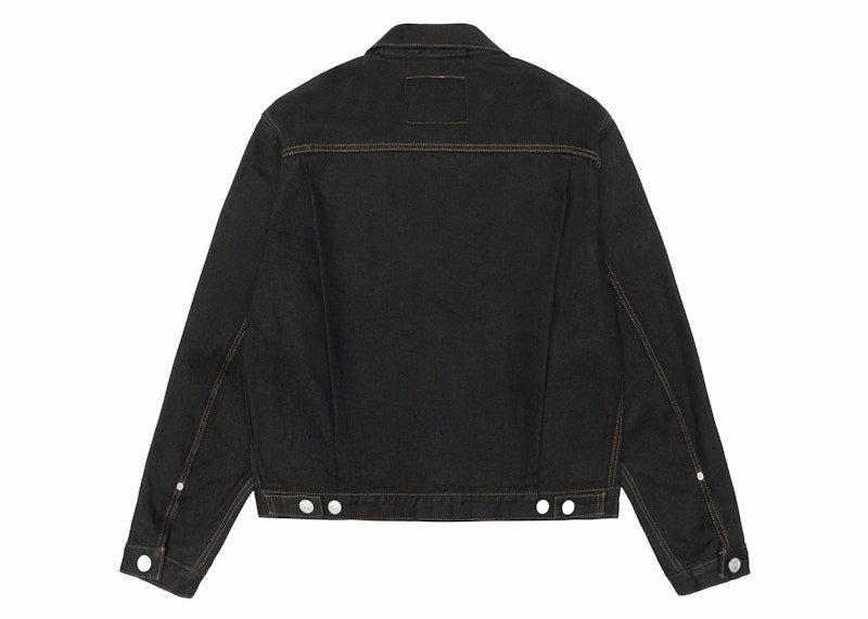 Stussy x Levi's Crispy Rinse Trucker Jacket Black/Brown