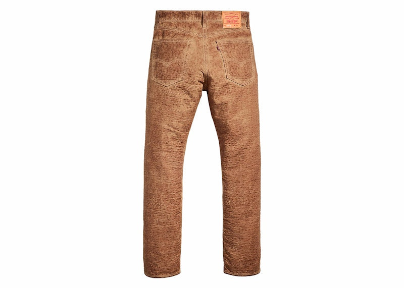 Stussy x Levi's Dyed Jacquard Jean Brown