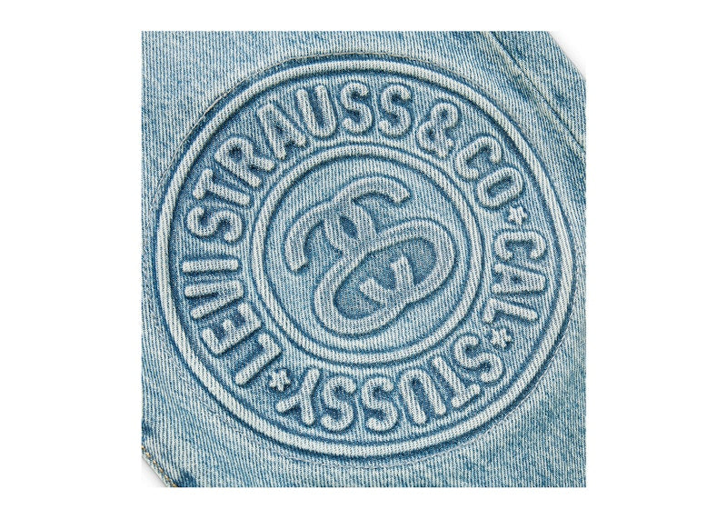 Stussy x Levi's Embossed 501 Jeans Stussy Rugged-Blue
