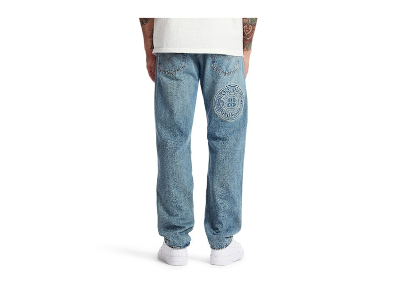Stussy x Levi's Embossed 501 Jeans Stussy Rugged-Blue