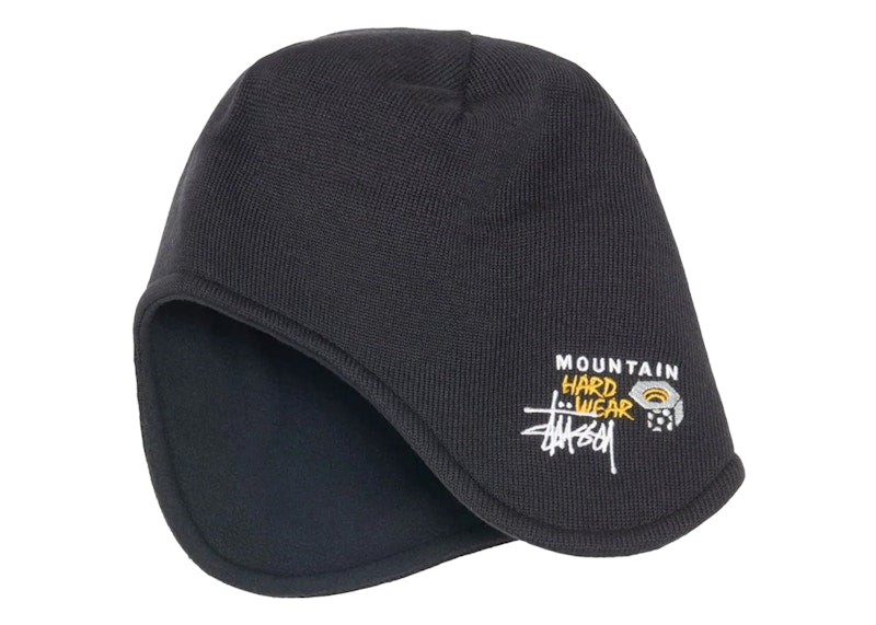 Stussy x Mountain Hardwear Ear Flap Beanie Black