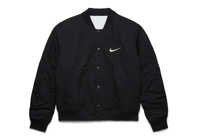 Stussy x Nike Reversible Varsity Jacket Black/Sail