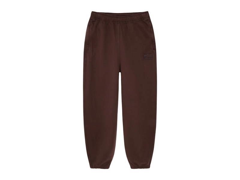 Stussy x Nike Stone Washed Fleece Pant (FW25) Dark Cinder