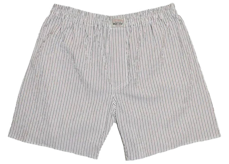 Stussy x Our Legacy Boxer Short Black/Brown Stripe
