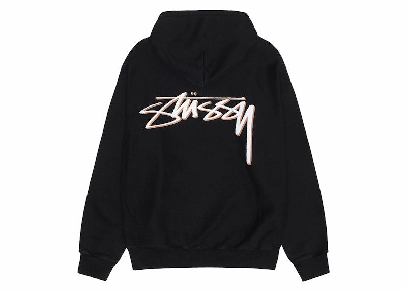 Stussy x Our Legacy Ol Drop Shadow Pigment Dyed Hood Black