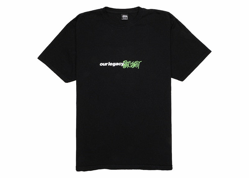 Stussy x Our Legacy Ol Sport Pigment Dyed Tee Black