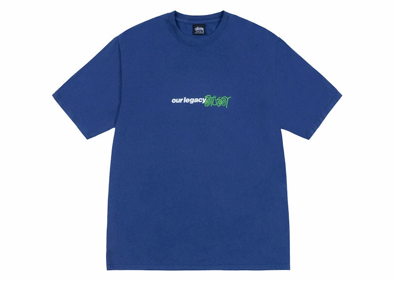 Stussy x Our Legacy Ol Sport Pigment Dyed Tee Blueberry