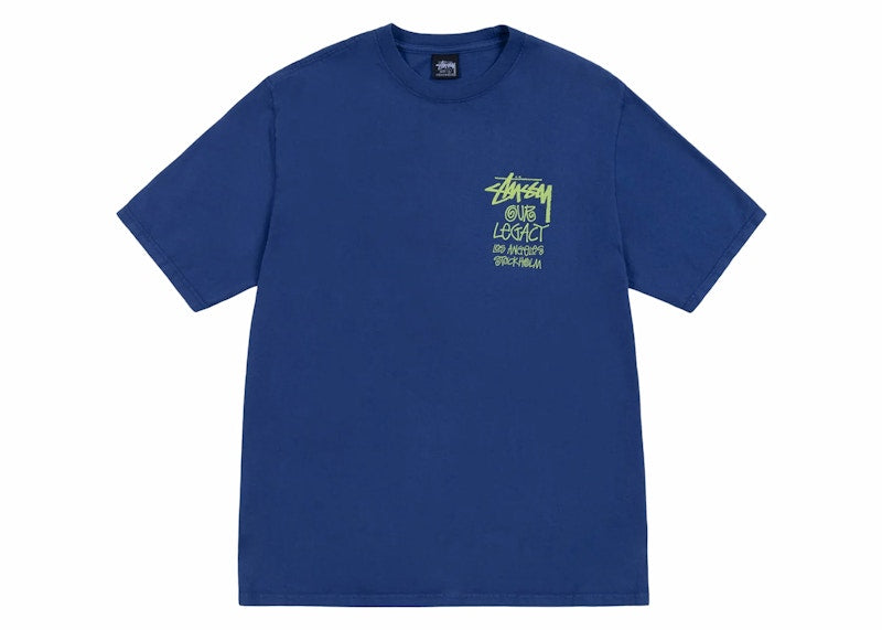 Stussy x Our Legacy Ol Surfman Pigment Dyed Tee Blueberry