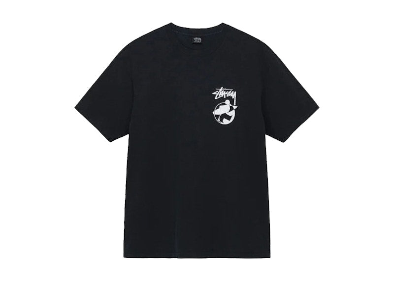 Stussy x Our Legacy Surfman 2 Pigment Dyed Tee Black