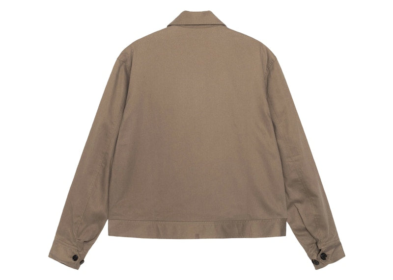 Stussy x Our Legacy Work Shop Blouson Twill Jacket Olive Cavalry Twill
