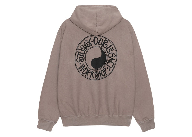 Stussy x Our Legacy Work Shop Buana Pigment Dyed Hoodie Taupe