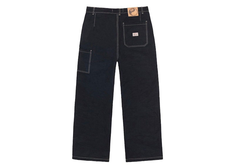 Stussy x Our Legacy Work Shop Canvas Work Pant Black Overye Nettle