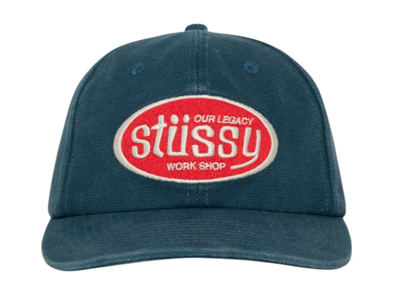 Stussy x Our Legacy Work Shop Mid-Depth Cap Navy