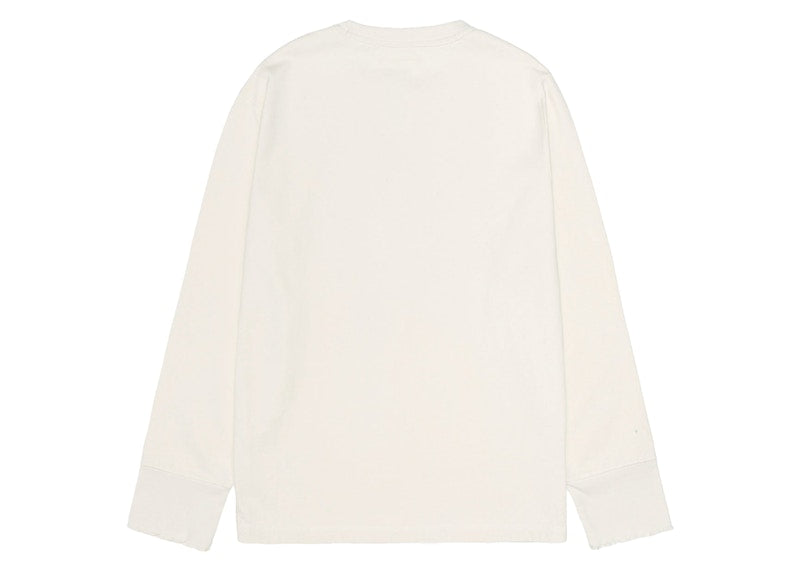 Stussy x Our Legacy Work Shop Thermal Longsleeve Cream Compact Cotton