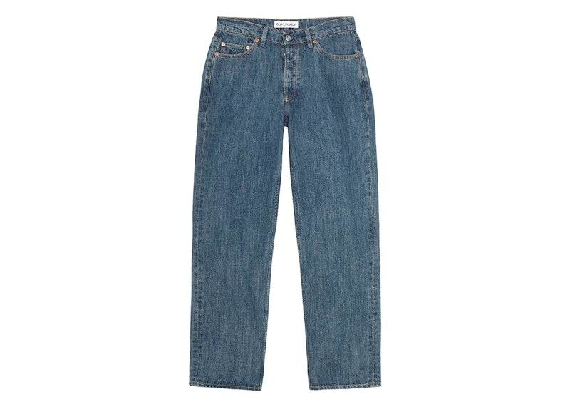 Stussy x Our Legacy Work Shop Work Cut Jean Blue Nep Wash