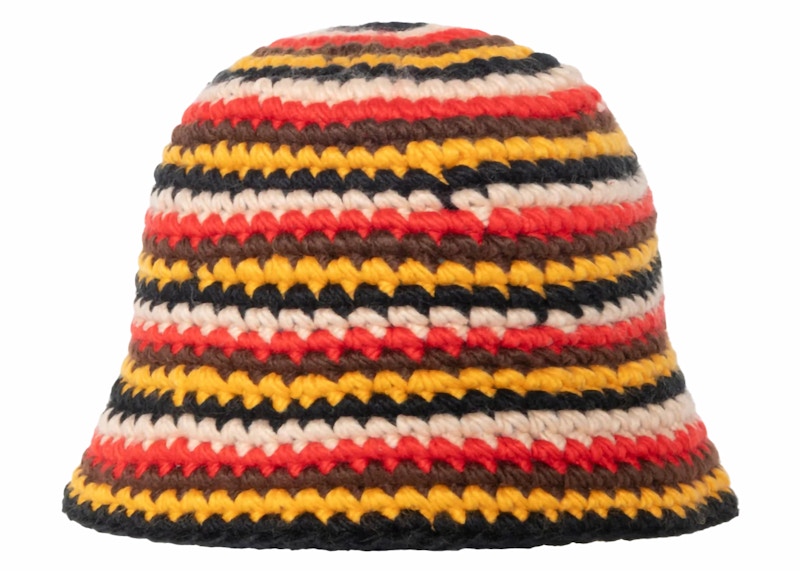 Stussy x Patta Bucket Hat Striped Knit Multicolor