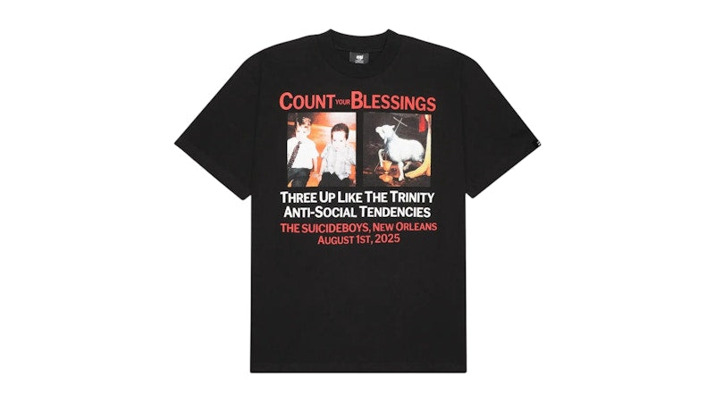 $uicideboy$ G59 Records Count Your Blessings Tee Black