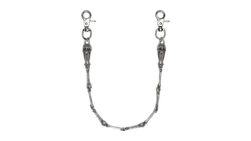 $uicideboy$ G59 Records Crypt Keeper Wallet Chain Silver