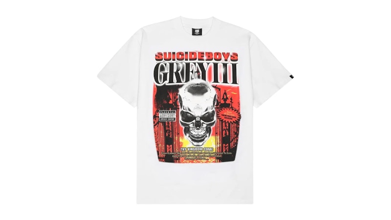 $uicideboy$ G59 Records Grey III Tee White