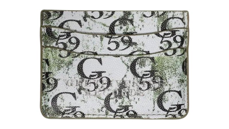 $uicideboy$ G59 Records Mold Monogram Card Holder Wallet Green Pattern