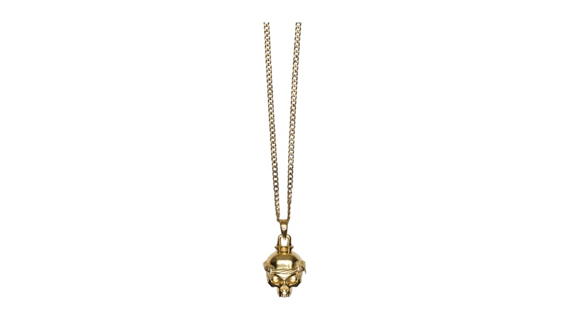 $uicideboy$ G59 Records Skull Pendant Gold