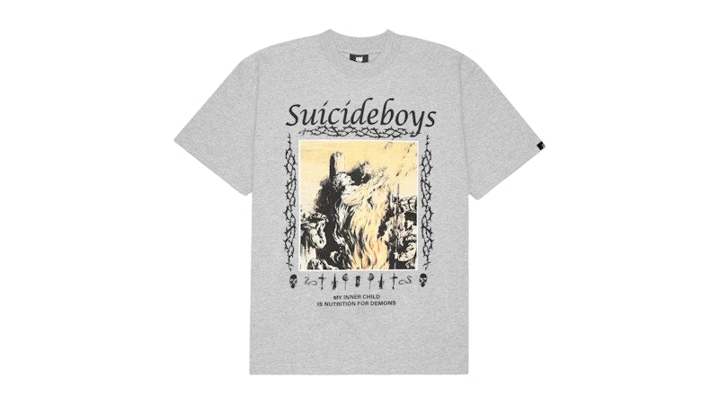 $uicideboy$ G59 Records Tear It Down Tee Heather Grey