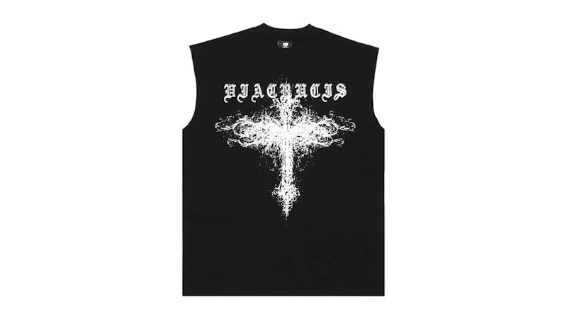 $uicideboy$ LB Glitch Cross Sleeveless Tee Black