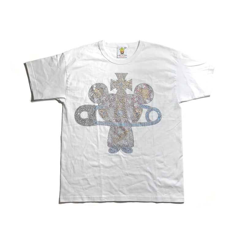 Sukamii Hato Rhinestone T-shirt White