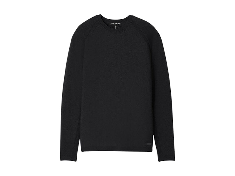 Sun Day Red x Tiger Woods 3D Knit Cashmere Crew Black